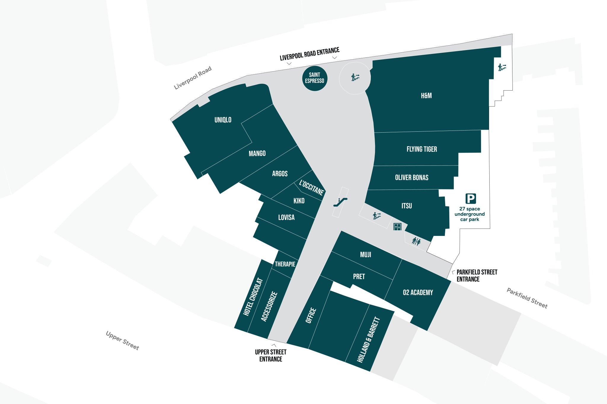Centre Map - Angel Central